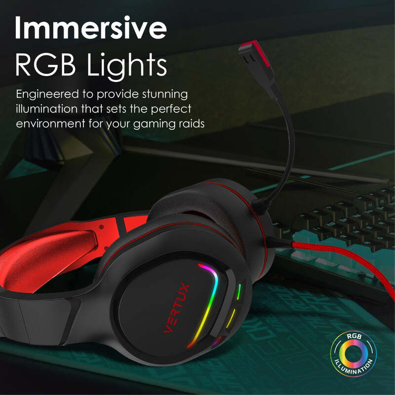 VERTUX HEADSET TOKYO RED