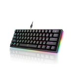 Redragon Akali K642-RGB Wired Gaming Mechanical Keyboard, Black | K642-RGB
