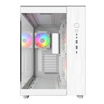 MONTECH KING 65 PRO Mid-Tower ATX Gaming Case - White | KING-65-PRO-(W)