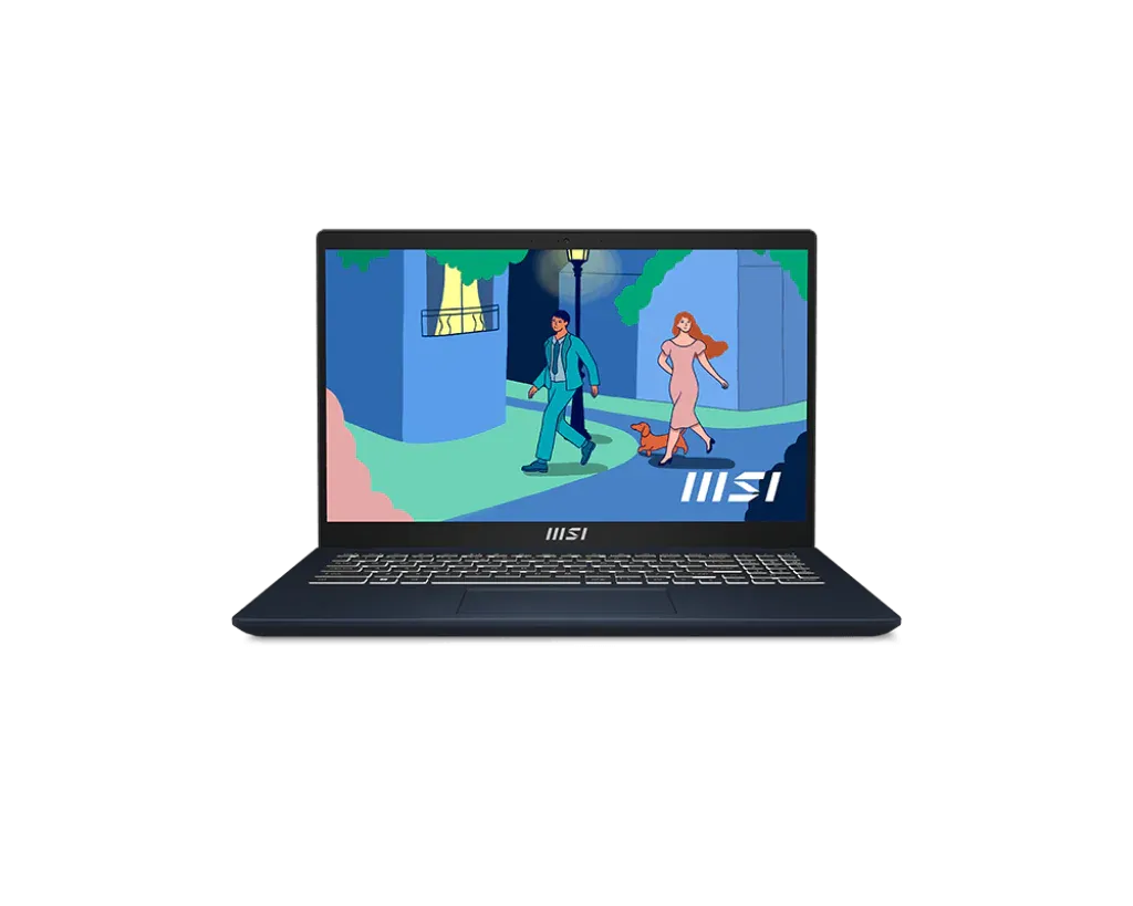 MSI MODERN 15 B12M 9S7-15H112-496 | Intel i5 1235U, 8GB RAM, 512GB SSD, 15.6" FHD IPS, Intel Graphics, Win11 Home, Eng-Arab K/B, Black