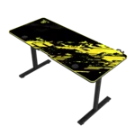 GamerTek GT-Elevate X Gaming Desk - Yellow & Black