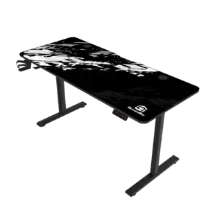 GamerTek GT-Elevate X Gaming Desk - White & Black
