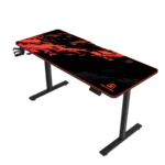 GamerTek GT-Elevate X Gaming Desk - Red & Black