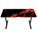 GamerTek GT-Elevate X Gaming Desk - Red & Black