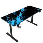 GamerTek GT-Elevate X Gaming Desk - Blue & Black