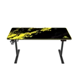 GamerTek GT-Elevate X Gaming Desk - Yellow & Black