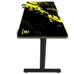 GamerTek GT-Elevate X Gaming Desk - Yellow & Black