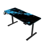 GamerTek GT-Elevate X Gaming Desk - Blue & Black