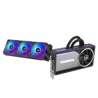 ASUS NVIDIA GeForce RTX 5090 ROG Astral LC OC 32GB GDDR7 PCI-Express Graphics Card, 2610MHz, Memory 16GB 28000MHz GDDR7, Cuda Cores: 10752, VR Ready, PhysX/CUDA Enabled, NVIDIA Blackwell, 4nm Process, Real-Time Ray Tracing, DLSS 4