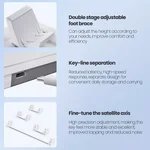 AJAZZ AKP815 Wired Keyboards Programmable Mechanical Keyboard 81 Keys