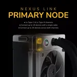 HYTE Thicc Q60 240mm AIO Liquid CPU Cooler with 5" UltraSlim IPS Display, White