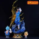 Anime Dragon Ball Z Goku Vegeta Fusion Vegetto Head Replace 58cm Statue Figure