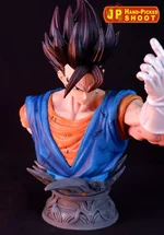 Anime Dragon Ball Z Goku Vegeta Fusion Vegetto Head Replace 58cm Statue Figure
