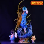 Anime Dragon Ball Z Goku Vegeta Fusion Vegetto Head Replace 58cm Statue Figure