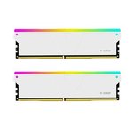 V-Color Skywalker Plus RGB U-DIMM 32GB (16GBx2) 3600MHz DDR4 Memory Kit - White| TL416G36S818CSPWWK V-COLOR