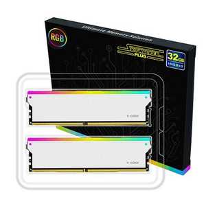 V-Color Skywalker Plus RGB U-DIMM 32GB (16GBx2) 3600MHz DDR4 Memory Kit - White| TL416G36S818CSPWWK V-COLOR