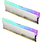 V-Color Manta XSky RGB 32GB (16GBx2) 6000MHz DDR5 Memory Kit - Silver| TMXSL1660836SWK V-COLOR