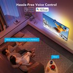 Govee DreamView T1 TV Backlight, For 55" - 65" Televisions, RGBIC Colored Lighting, 2.4GHz Wi-Fi + Bluetooth, 12 Scene Modes, Smart APP & Voice Control, Govee Envisual Technology | H61992D3