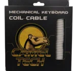 Camel Tech Coiled Cables For Keyboard â€“white